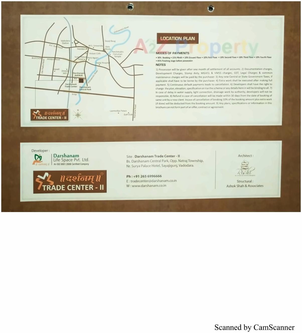  of real estate project Darshanam Trade Center located at Kasba, Vadodara, Gujarat