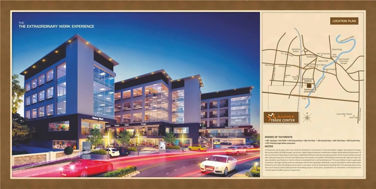  of real estate project Darshanam Trade Center located at Kasba, Vadodara, Gujarat