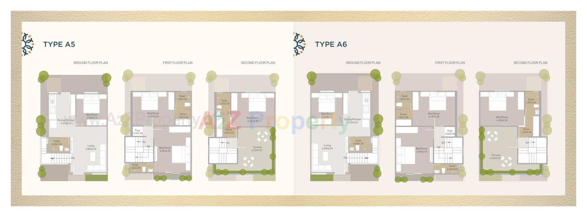 Layout of real estate project Darshanam Vananta located at Vadodara, Vadodara, Gujarat