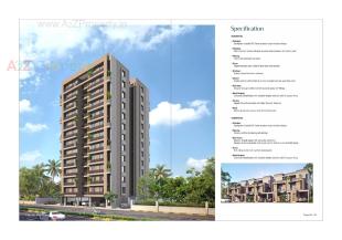 Elevation of real estate project Darshanam Waterlily located at Vadsar, Vadodara, Gujarat