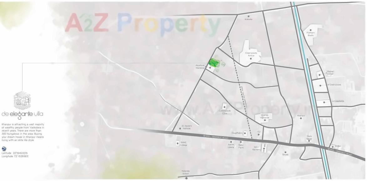  of real estate project De Elegante Villa located at Khanpur, Vadodara, Gujarat