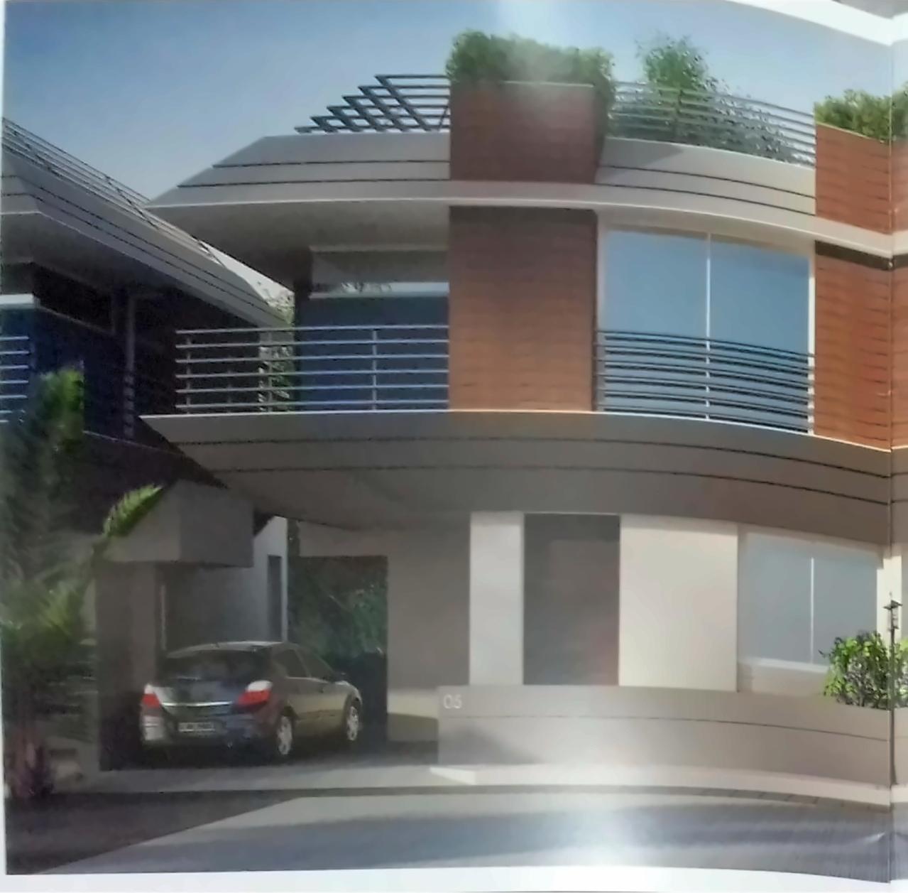 3D Elevation of real estate project Dev Krupa located at Sayajipura, Vadodara, Gujarat