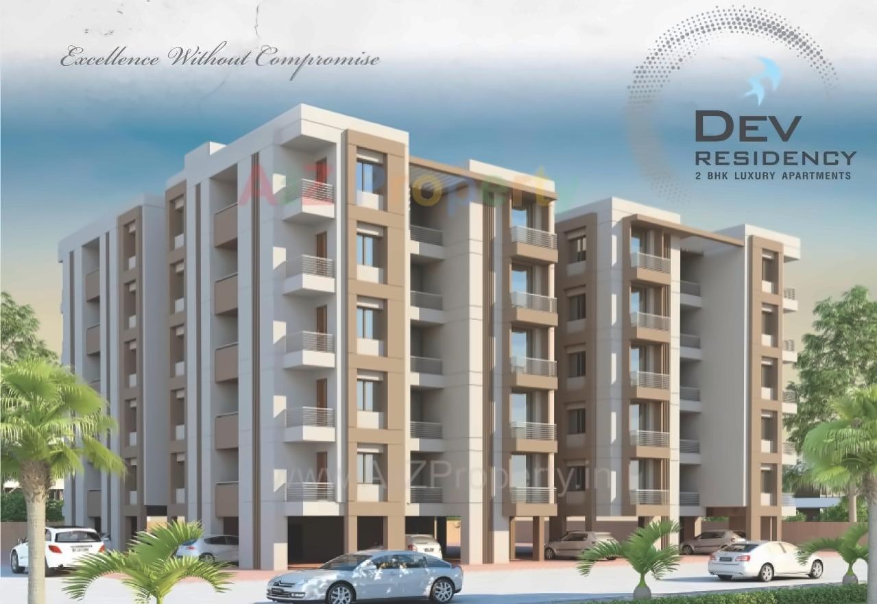 3D Elevation of real estate project Dev Residency located at Kapurai, Vadodara, Gujarat