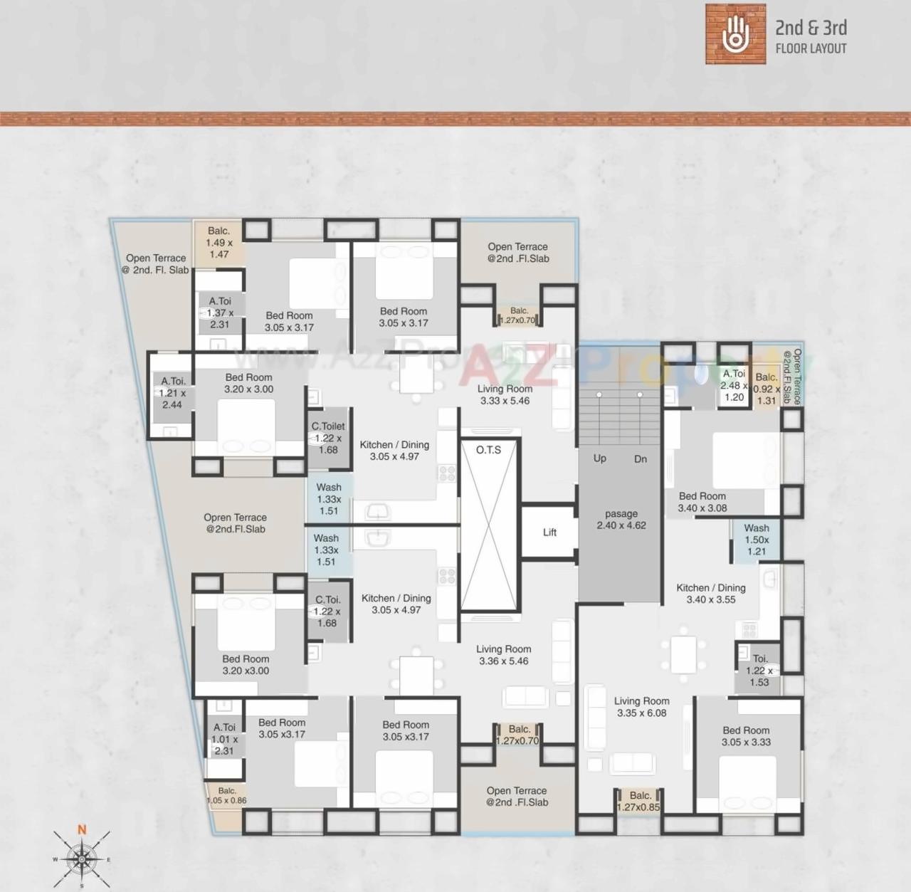 Layout of real estate project Devashish Square located at Harni, Vadodara, Gujarat