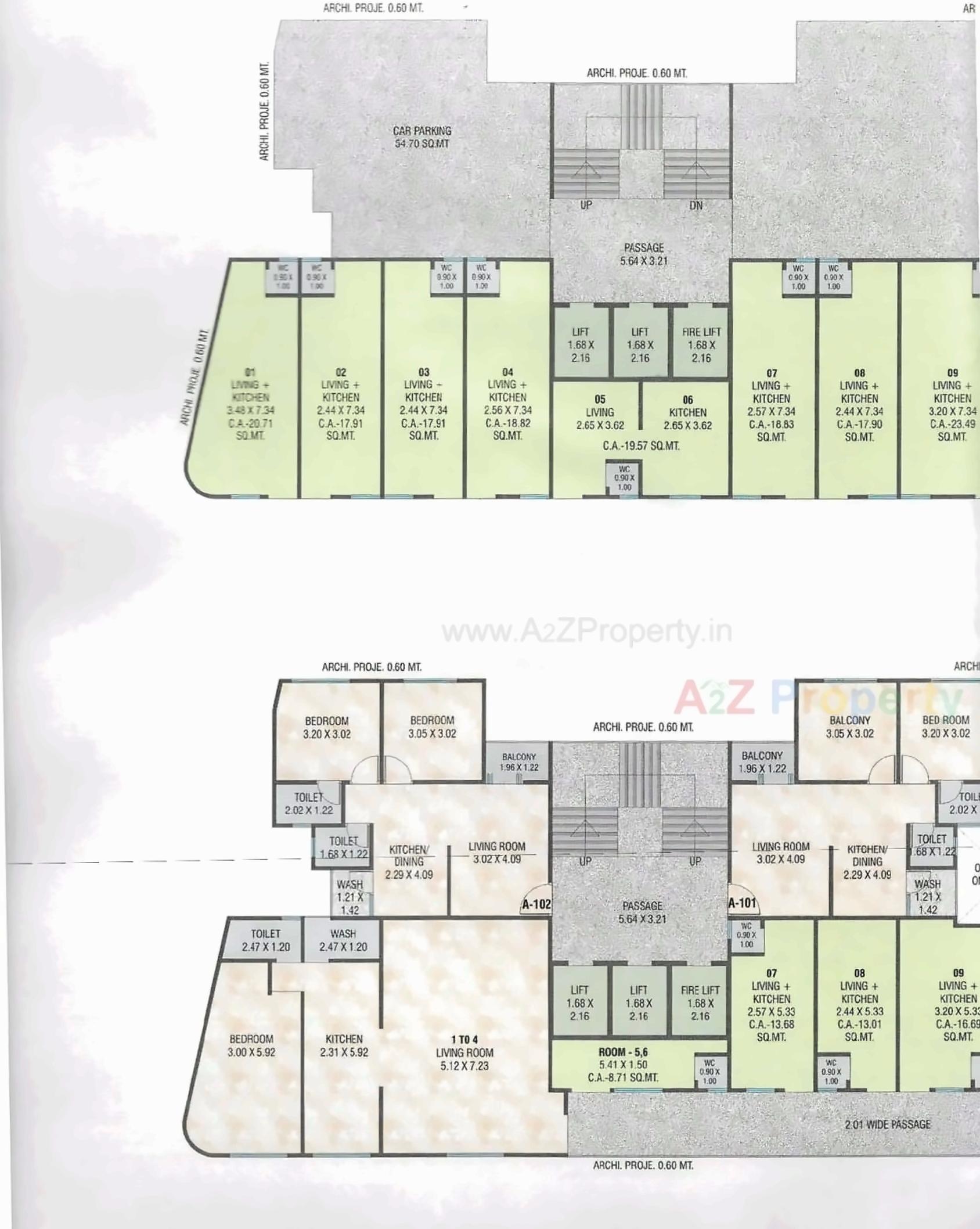 Layout of real estate project Devesh Iconic located at Amodar, Vadodara, Gujarat