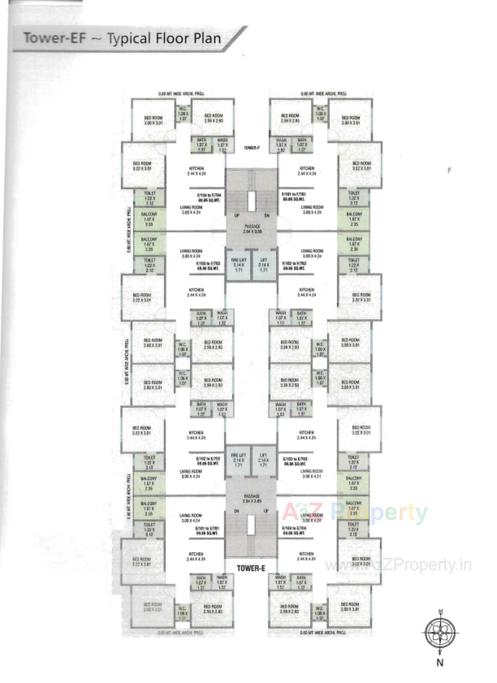 Layout of real estate project Devesh Imperia located at Bill, Vadodara, Gujarat
