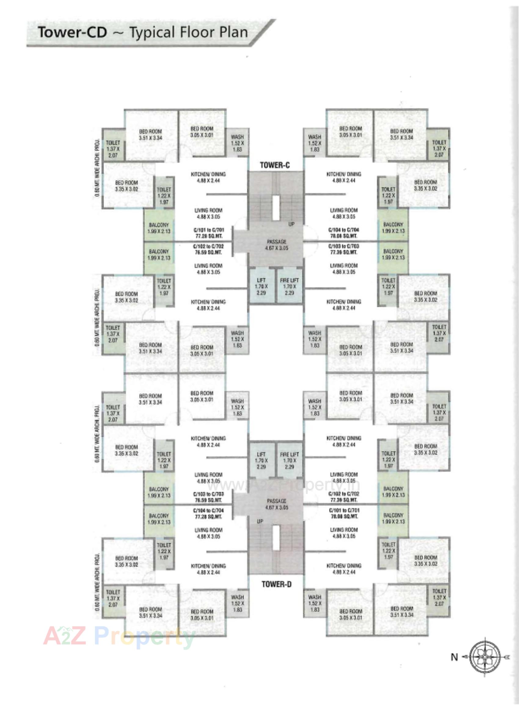 Layout of real estate project Devesh Imperia located at Bill, Vadodara, Gujarat