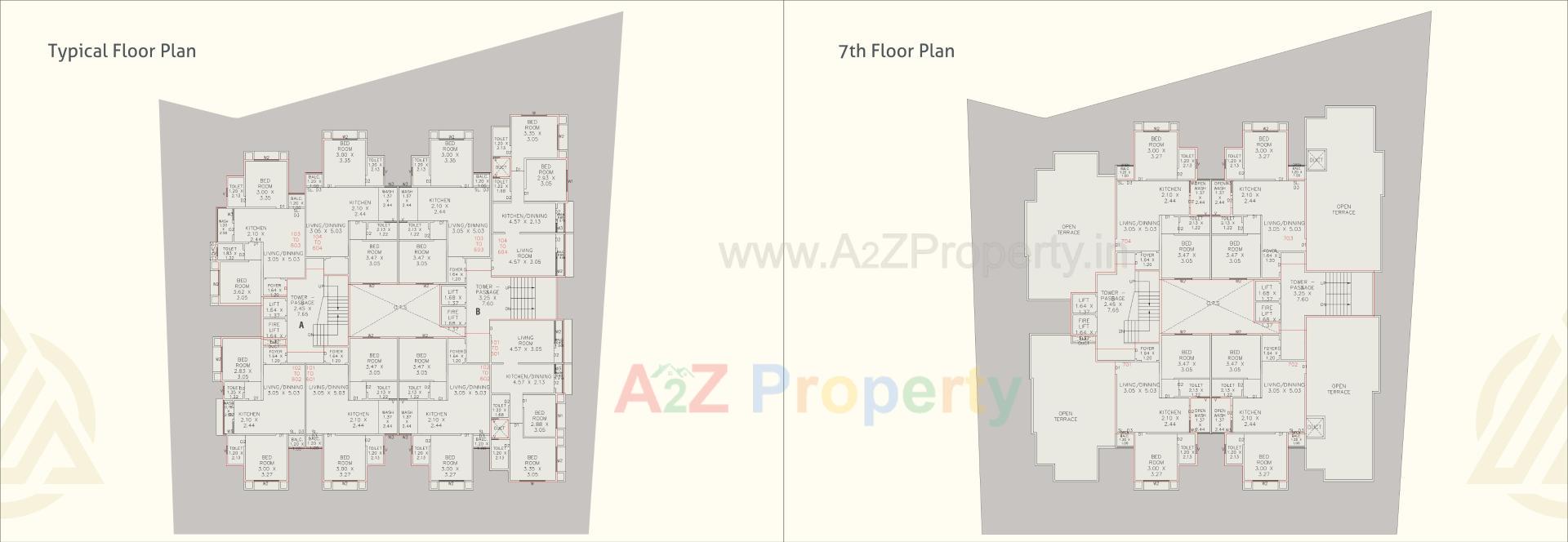 Layout of real estate project Dharm Shikhar Residency located at Bapod, Vadodara, Gujarat