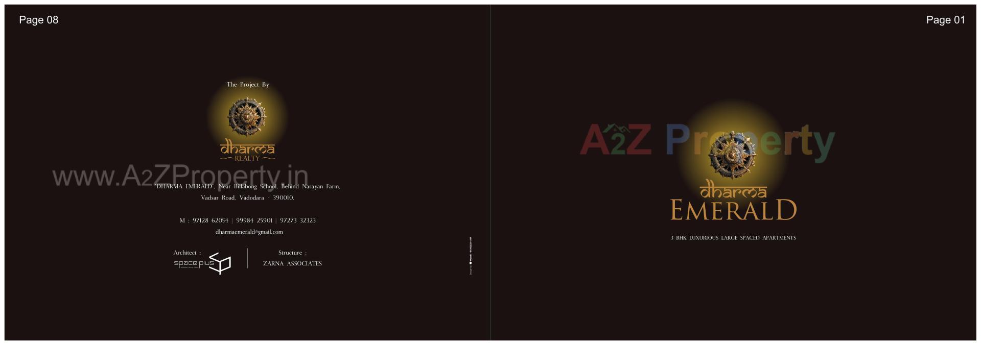  of real estate project Dharma Emerald located at Vadsar, Vadodara, Gujarat