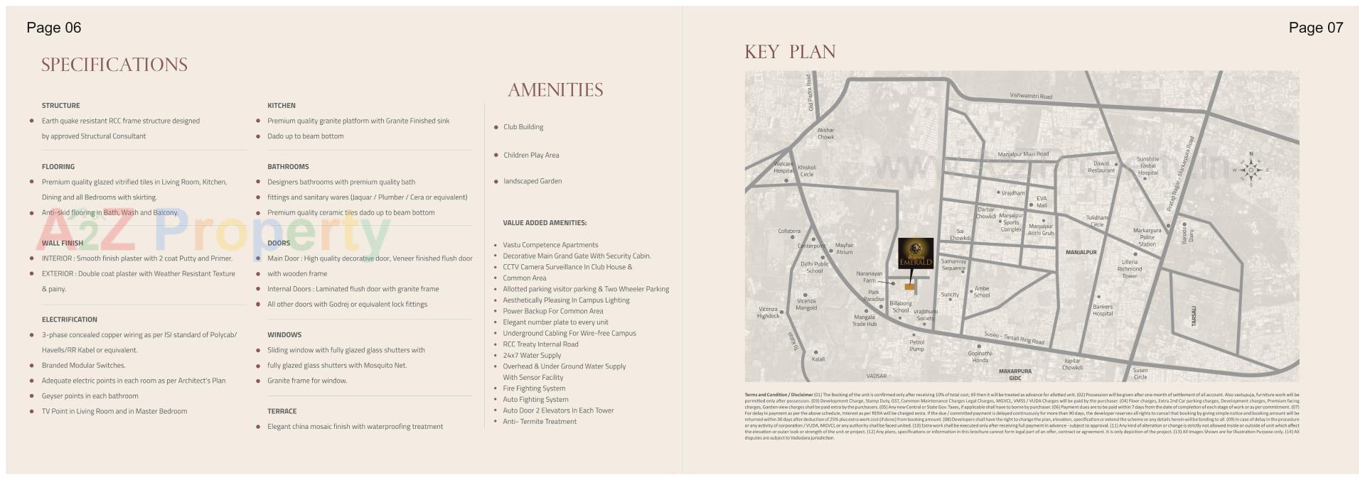  of real estate project Dharma Emerald located at Vadsar, Vadodara, Gujarat