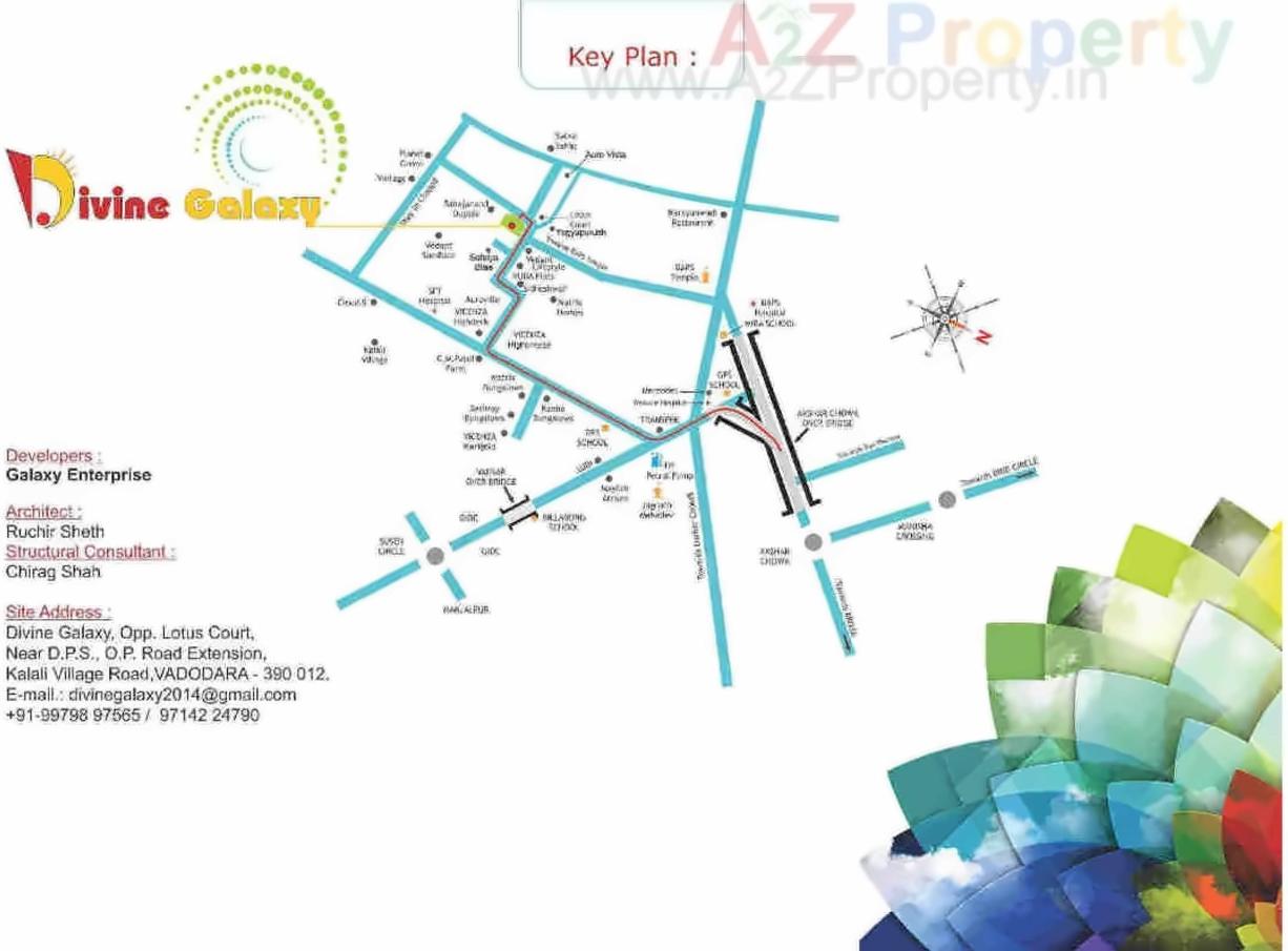  of real estate project Divine Galaxy located at Kalali, Vadodara, Gujarat