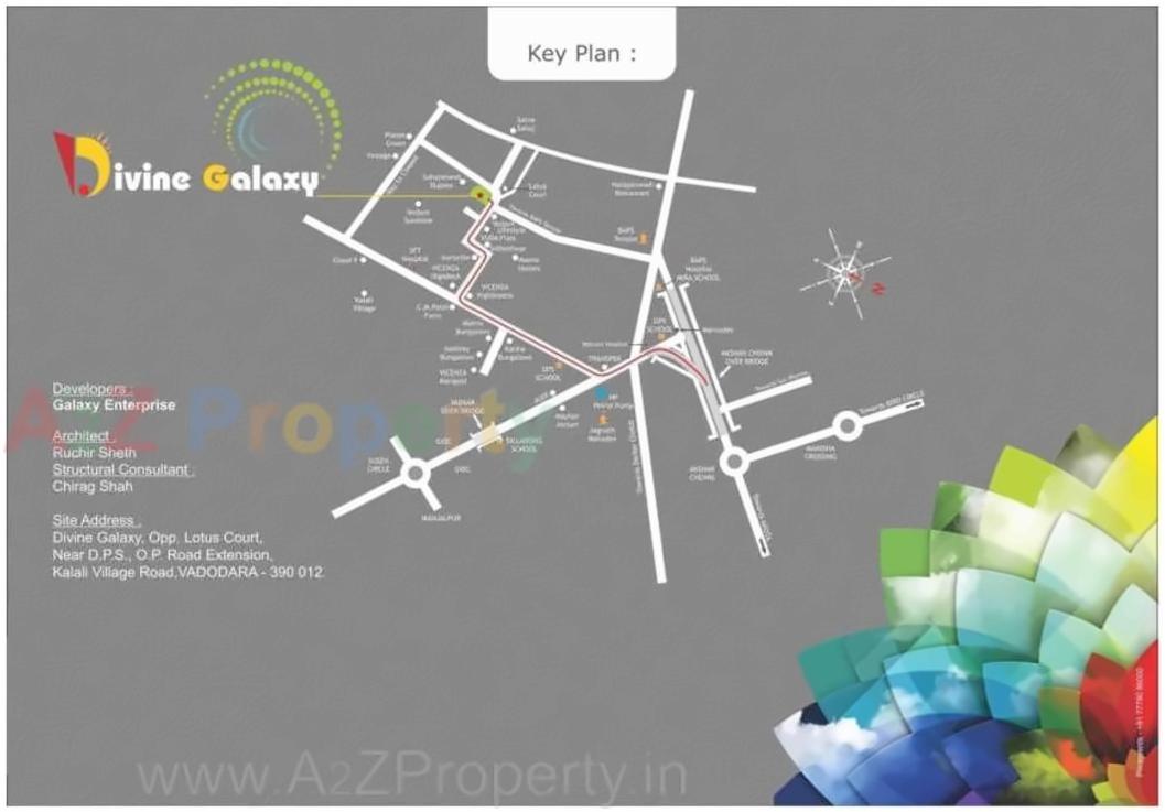  of real estate project Divine Galaxy located at Kalali, Vadodara, Gujarat