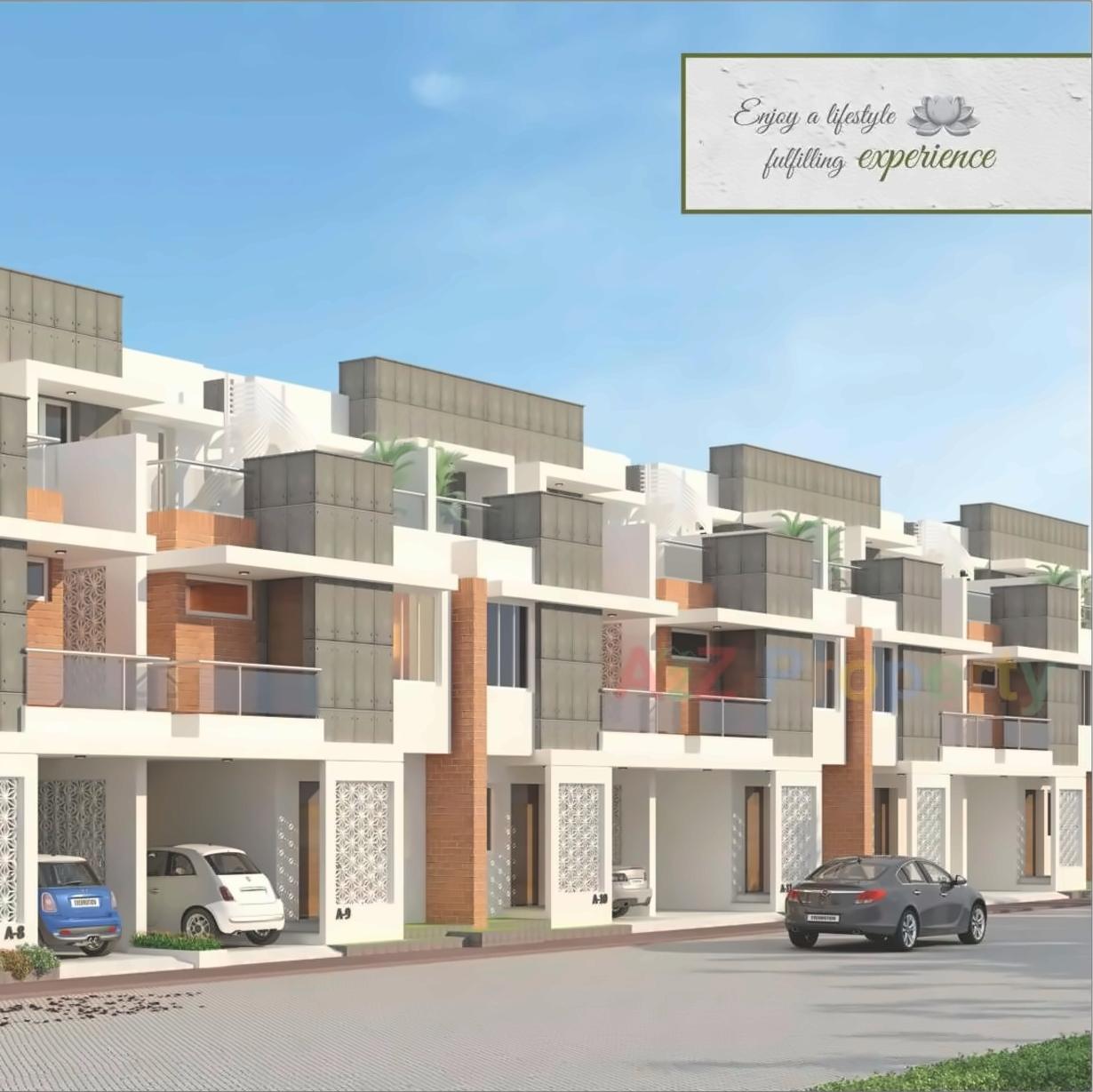 3D Elevation of real estate project Divine Green located at Harni, Vadodara, Gujarat