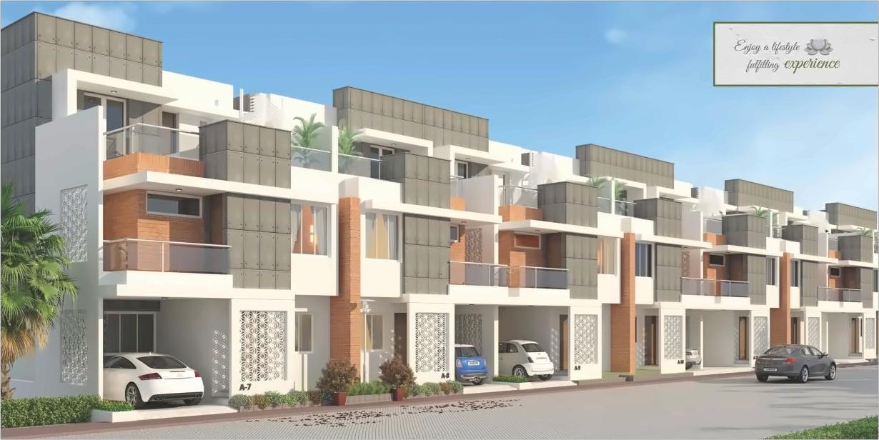 3D Elevation of real estate project Divine Green located at Harni, Vadodara, Gujarat