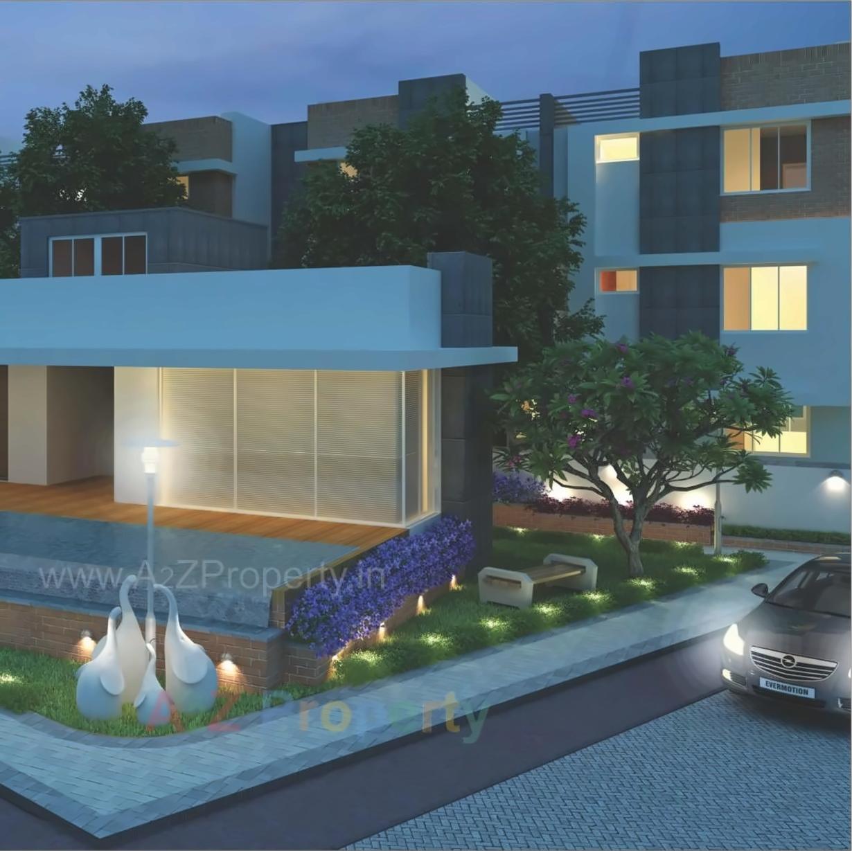 3D Elevation of real estate project Divine Green located at Harni, Vadodara, Gujarat