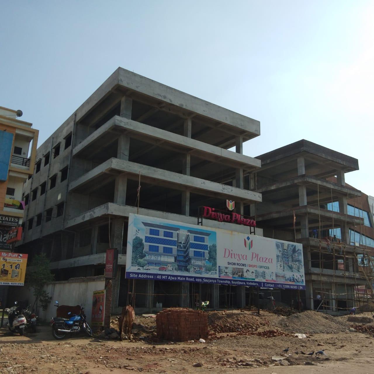 67392_const of real estate project Divya Plaza located at Sayajipura, Vadodara, Gujarat
