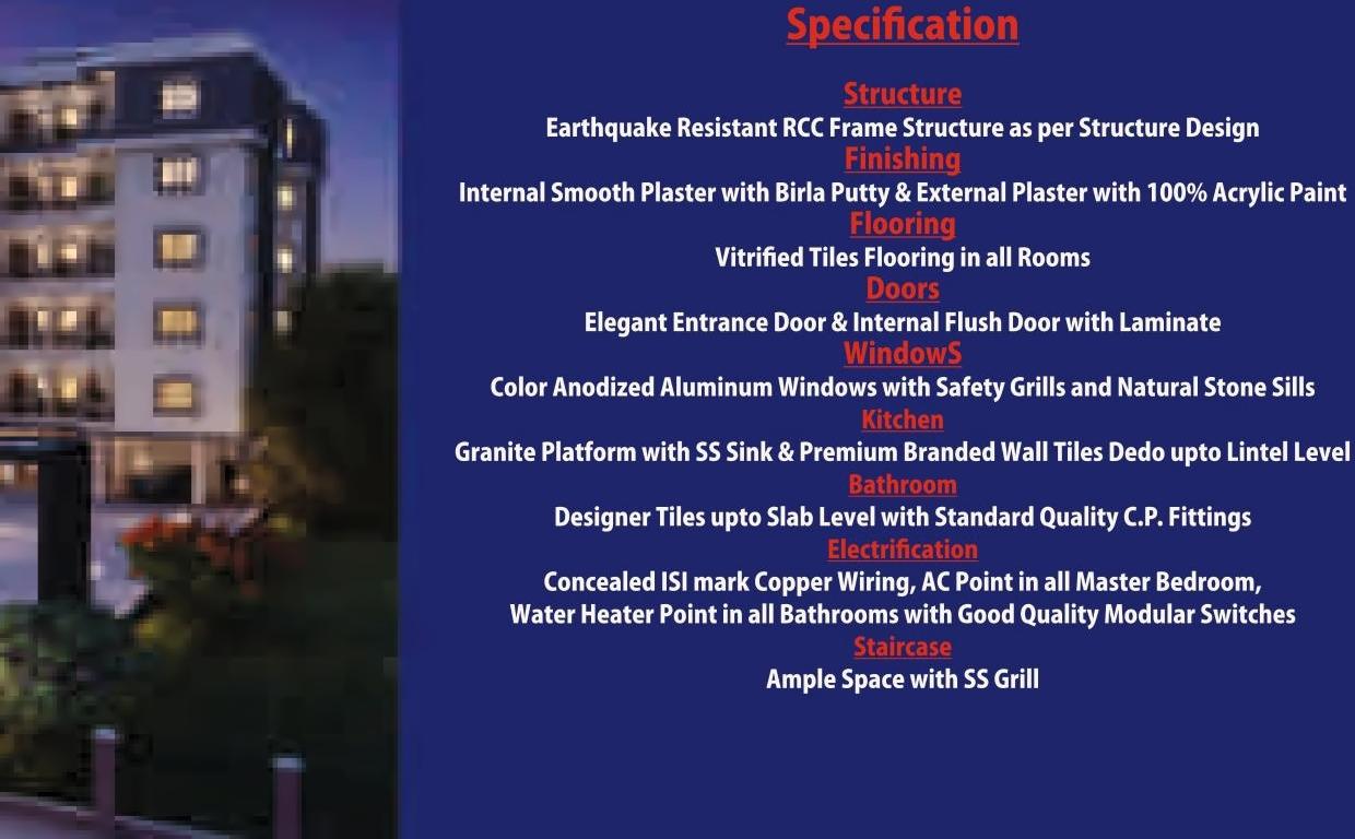  of real estate project Divyam Flora Co Op Ho Society located at Nizampura, Vadodara, Gujarat