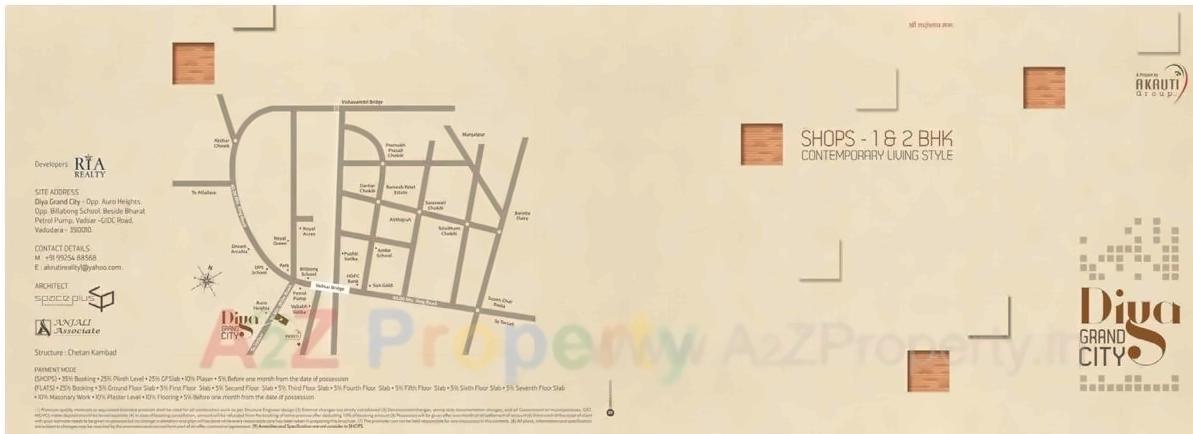  of real estate project Diya Grand City located at Vadsar, Vadodara, Gujarat