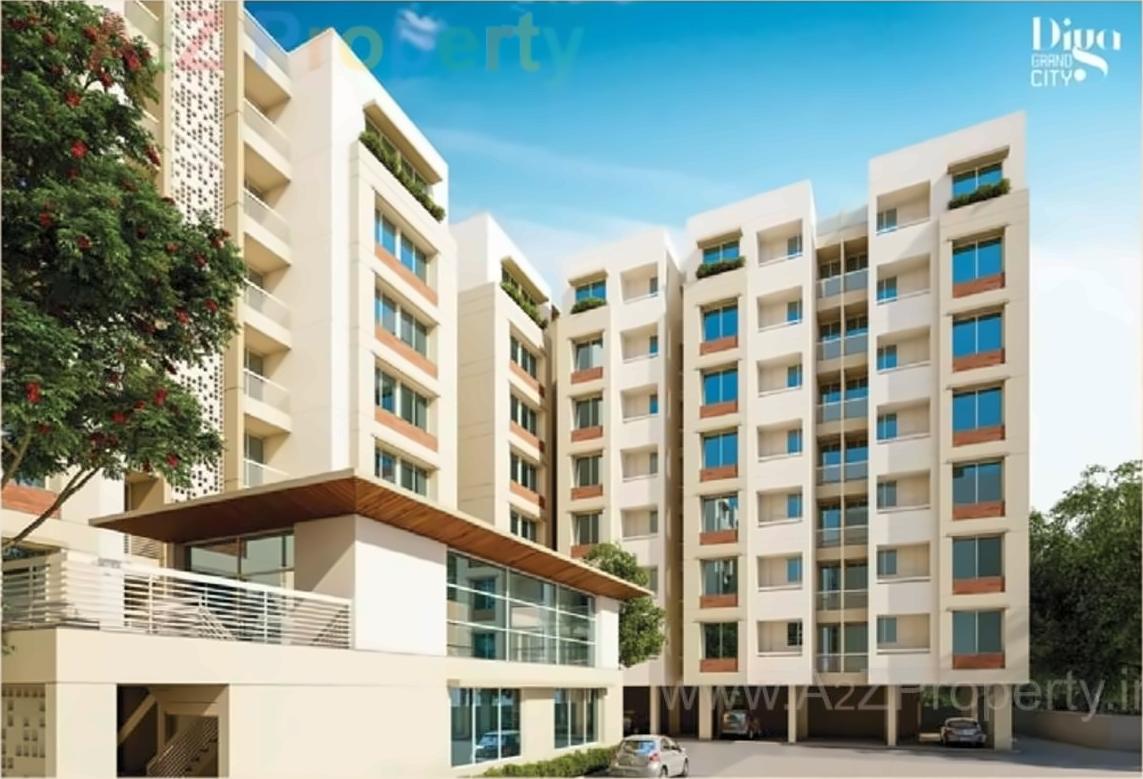 3D Elevation of real estate project Diya Grand City located at Vadsar, Vadodara, Gujarat