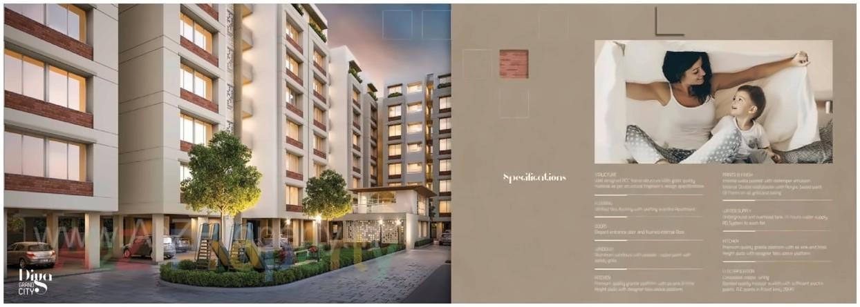  of real estate project Diya Grand City located at Vadsar, Vadodara, Gujarat