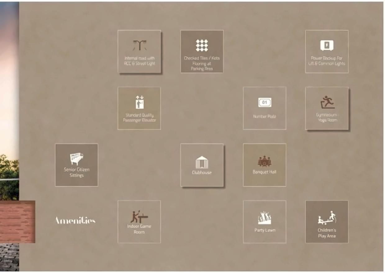 Amenities of Diya Grand City