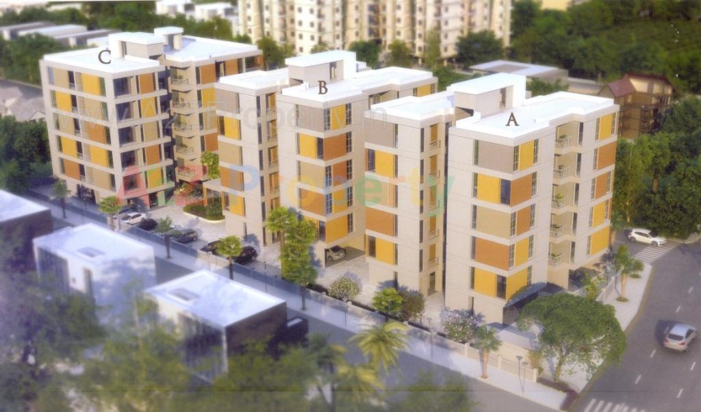 3D Elevation of real estate project Diya Style Home located at Undera, Vadodara, Gujarat