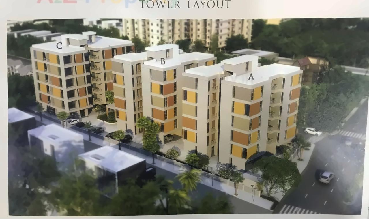 3D Elevation of real estate project Diya Style Home located at Undera, Vadodara, Gujarat