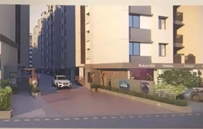 3D Elevation of real estate project Dream Aatman located at Vadsar, Vadodara, Gujarat