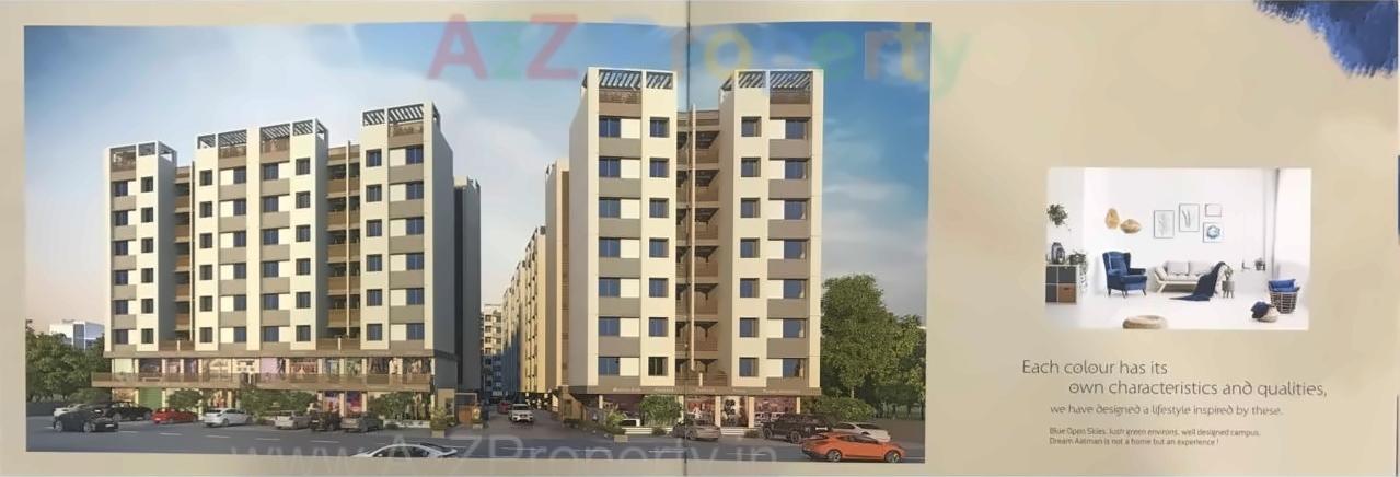 3D Elevation of real estate project Dream Aatman located at Vadsar, Vadodara, Gujarat