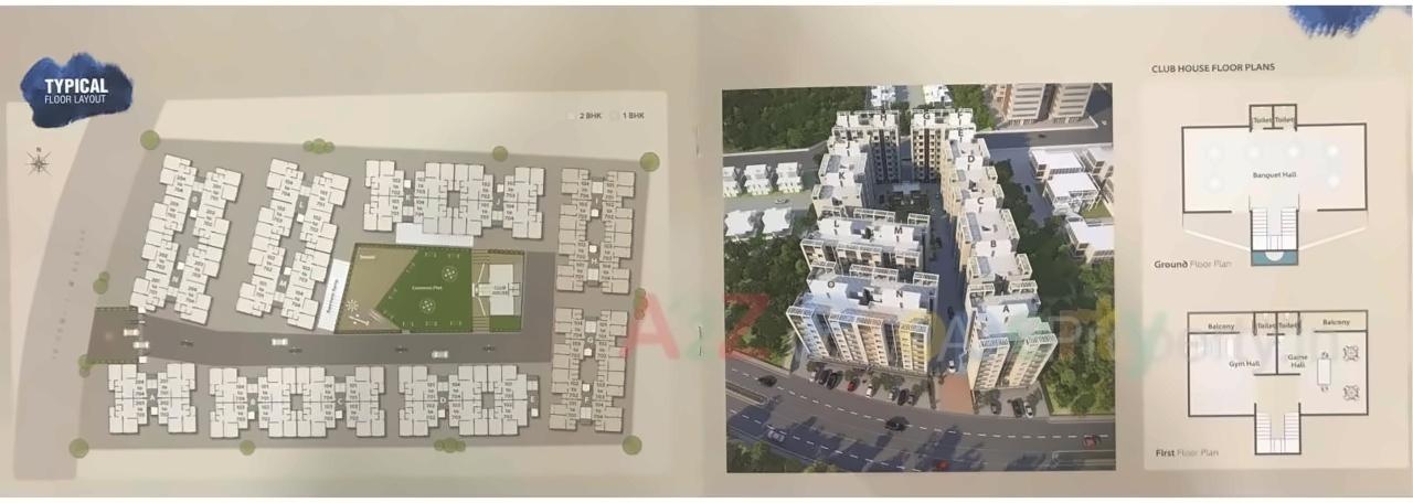 Layout of real estate project Dream Aatman located at Vadsar, Vadodara, Gujarat