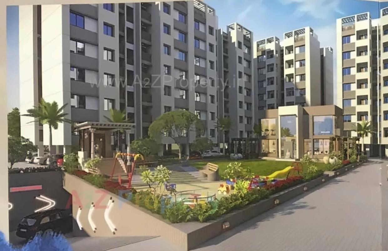 3D Elevation of real estate project Dream Aatman located at Vadsar, Vadodara, Gujarat