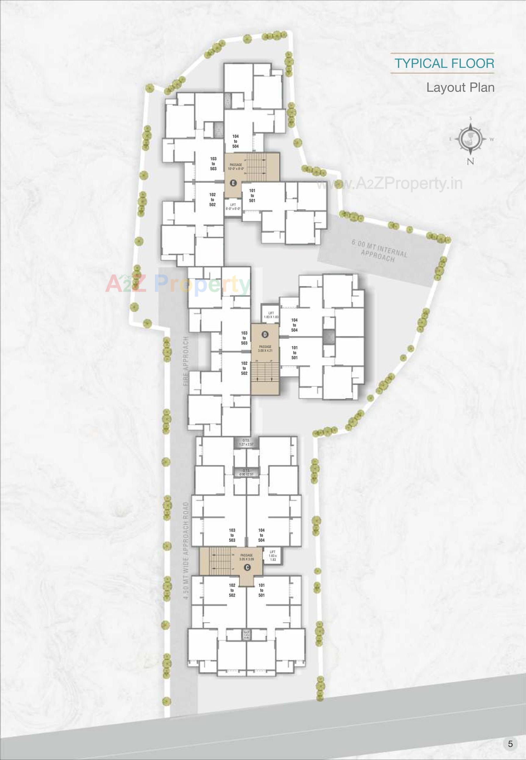 Layout of real estate project Dream Elegance located at Harni, Vadodara, Gujarat