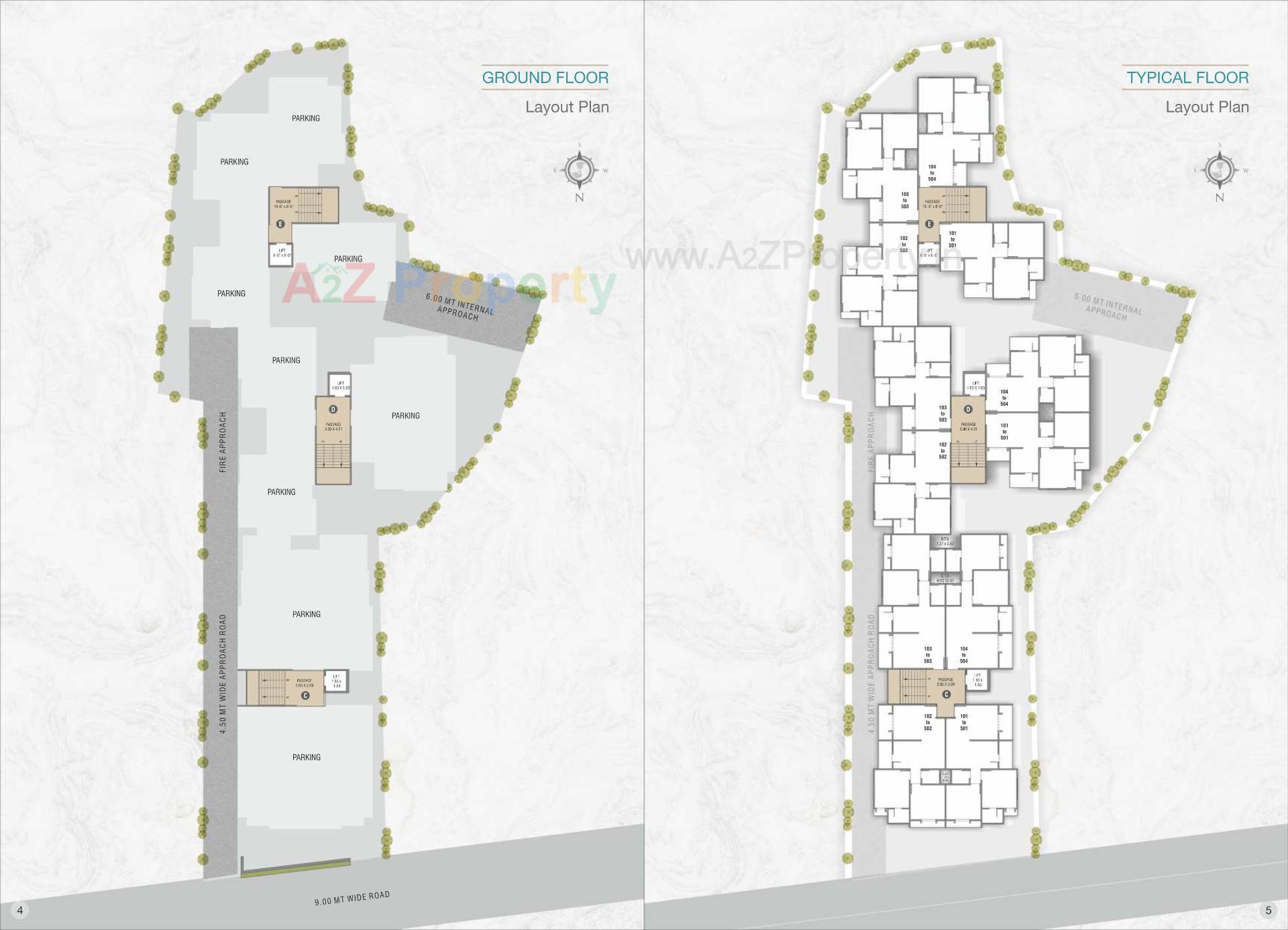 Layout of real estate project Dream Elegance located at Harni, Vadodara, Gujarat