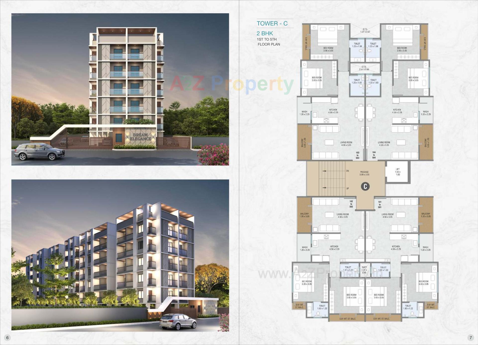 Layout of real estate project Dream Elegance located at Harni, Vadodara, Gujarat