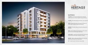 Elevation of real estate project Dream Heritage located at Jambuva, Vadodara, Gujarat