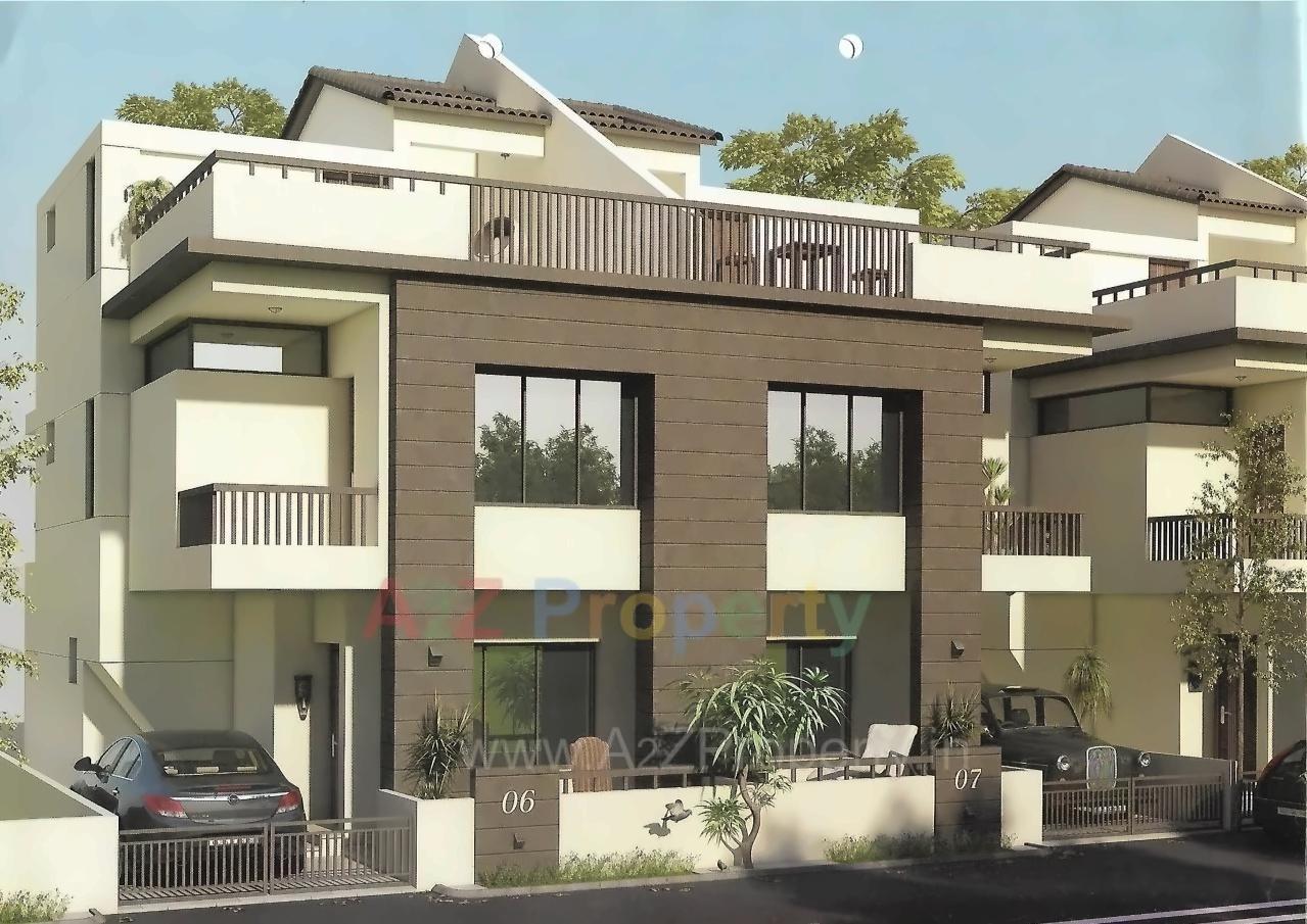 3D Elevation of real estate project Dream Meadows located at Bill, Vadodara, Gujarat