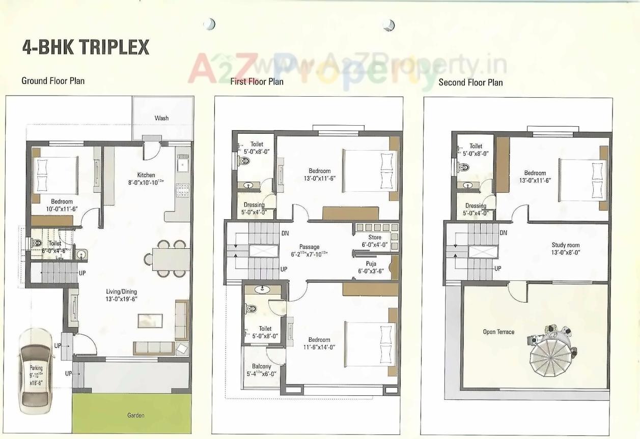 Layout of real estate project Dream Meadows located at Bill, Vadodara, Gujarat