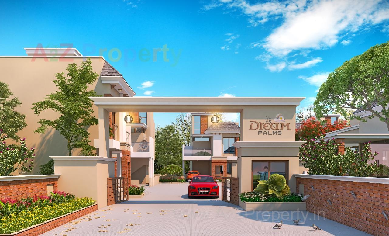 3D Elevation of real estate project Dream Palms located at Kalali, Vadodara, Gujarat