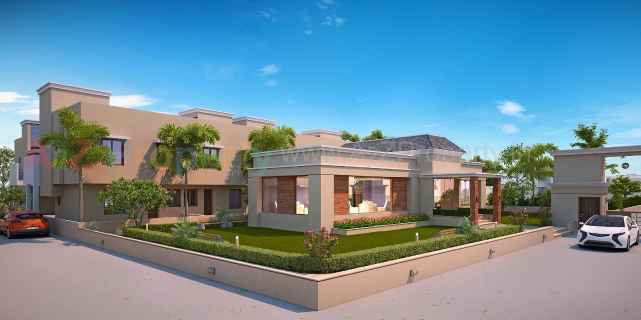 3D Elevation of real estate project Dream Palms located at Kalali, Vadodara, Gujarat