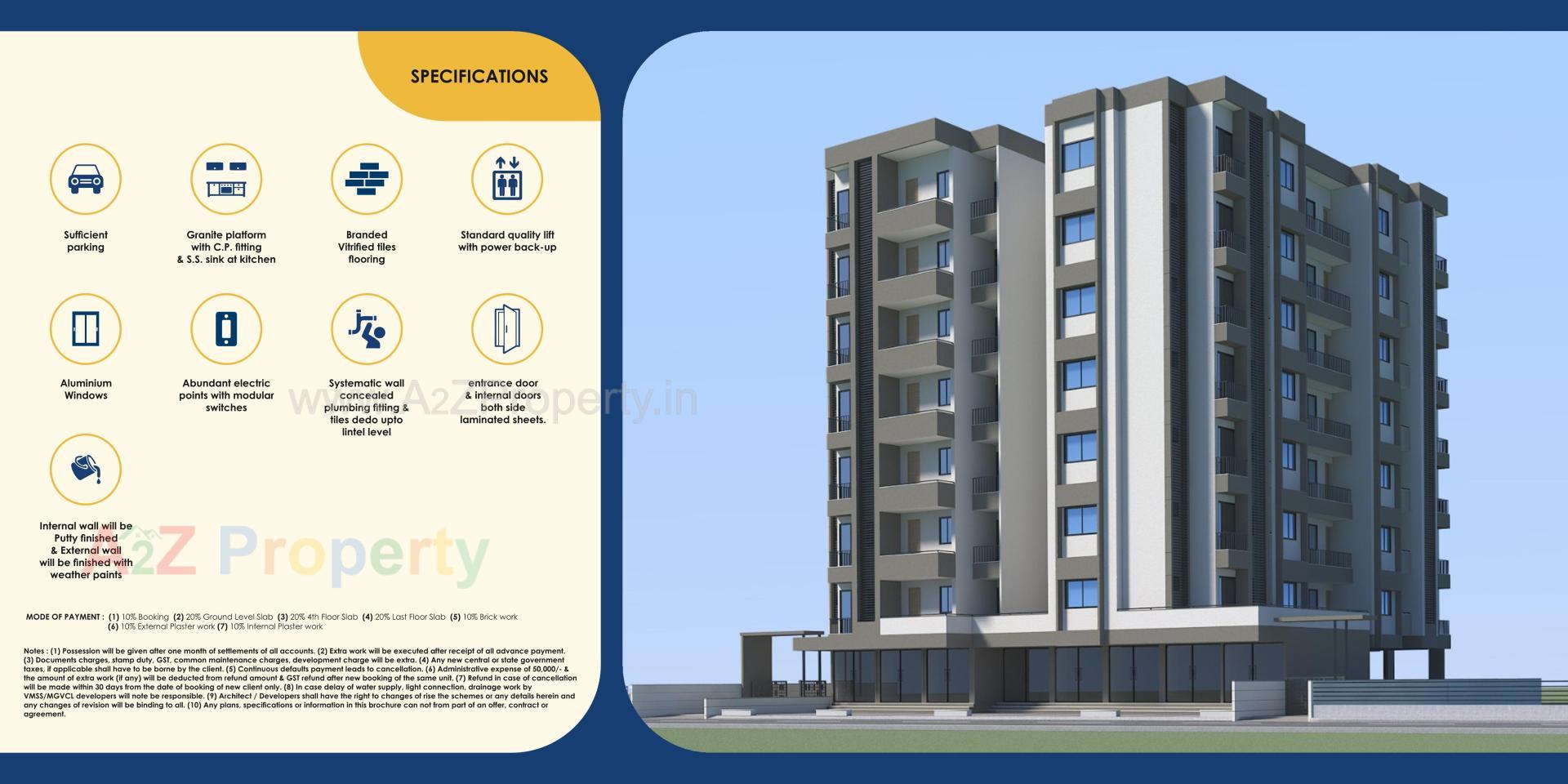  of real estate project Durga Aura located at Vadodara, Vadodara, Gujarat