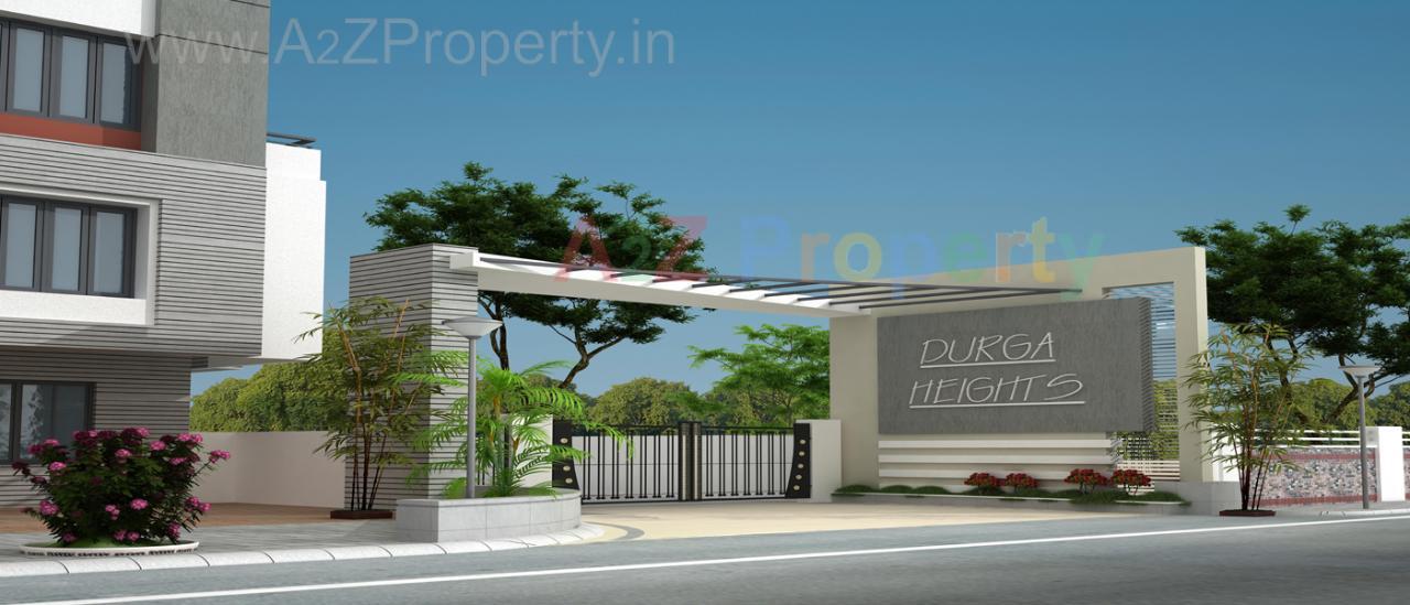 3D Elevation of real estate project Durga Heights For Tower A, Tower located at Manjalpur, Vadodara, Gujarat