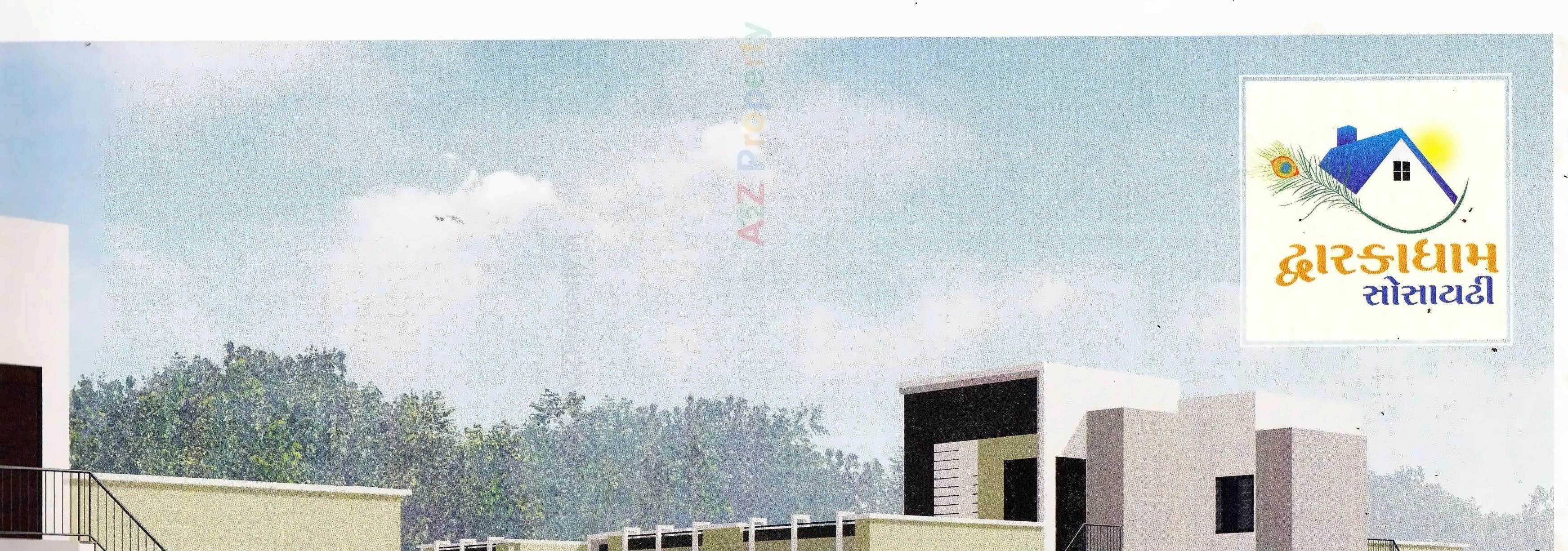 3D Elevation of real estate project Dwarkadham Society located at Vadodara, Vadodara, Gujarat