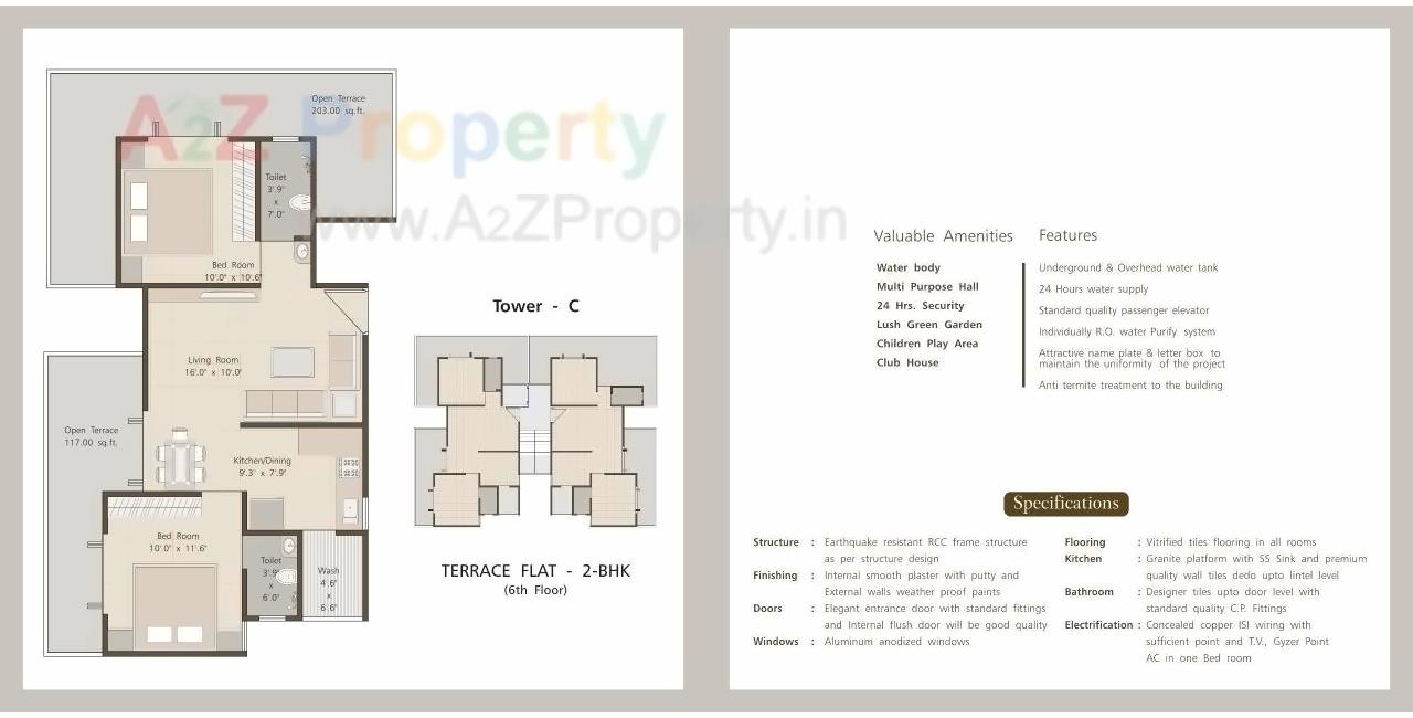 Layout of real estate project Dwarkesh City located at Kapurai, Vadodara, Gujarat