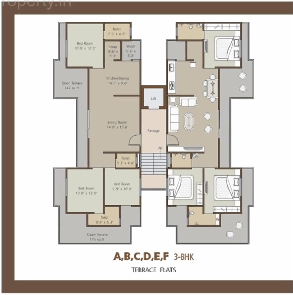 Layout of real estate project Dwarkesh Highview located at Tarsali, Vadodara, Gujarat