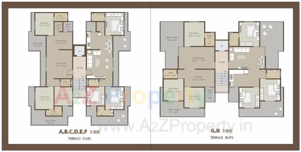 Layout of real estate project Dwarkesh Highview located at Tarsali, Vadodara, Gujarat