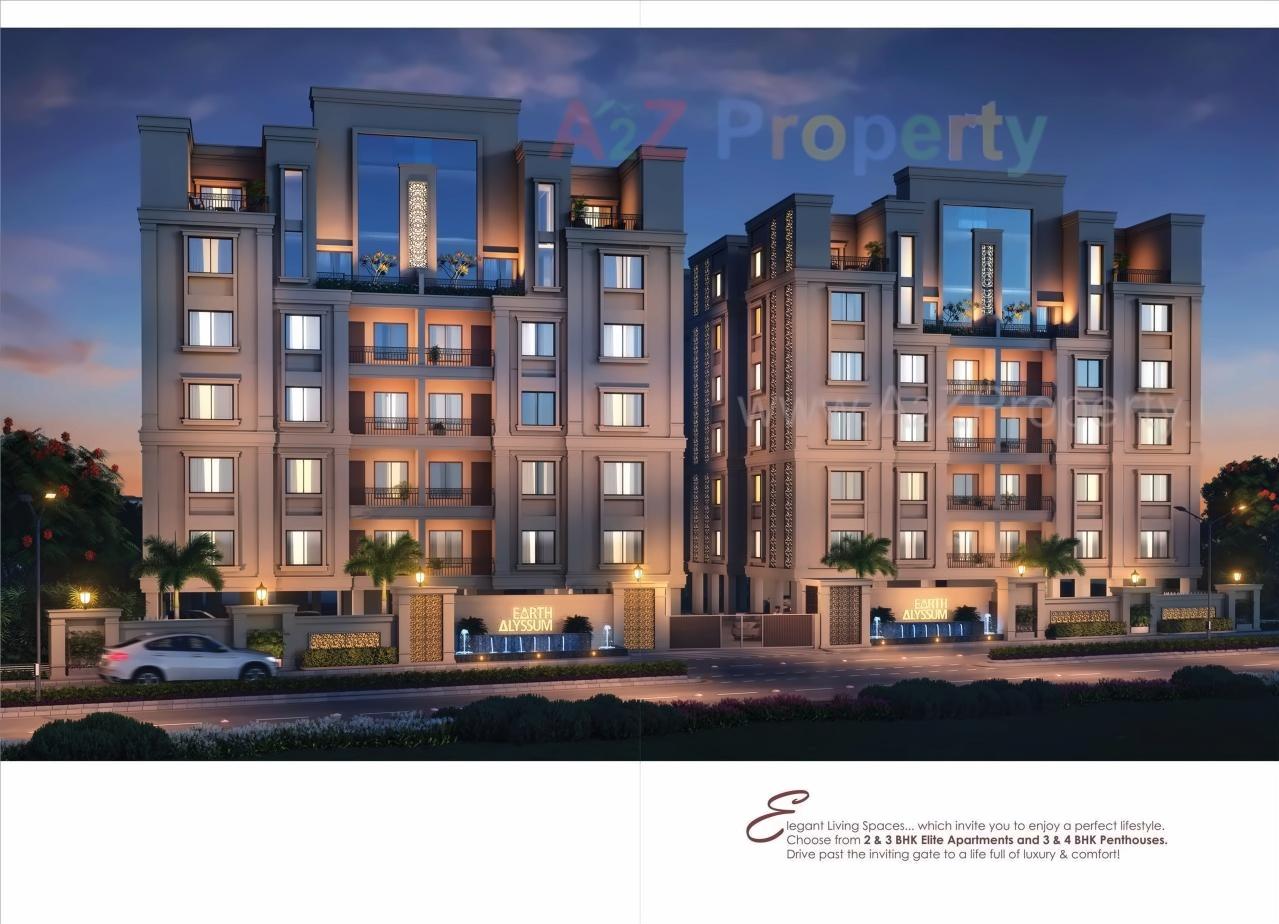 3D Elevation of real estate project Earth Allyssum located at Bhayli, Vadodara, Gujarat