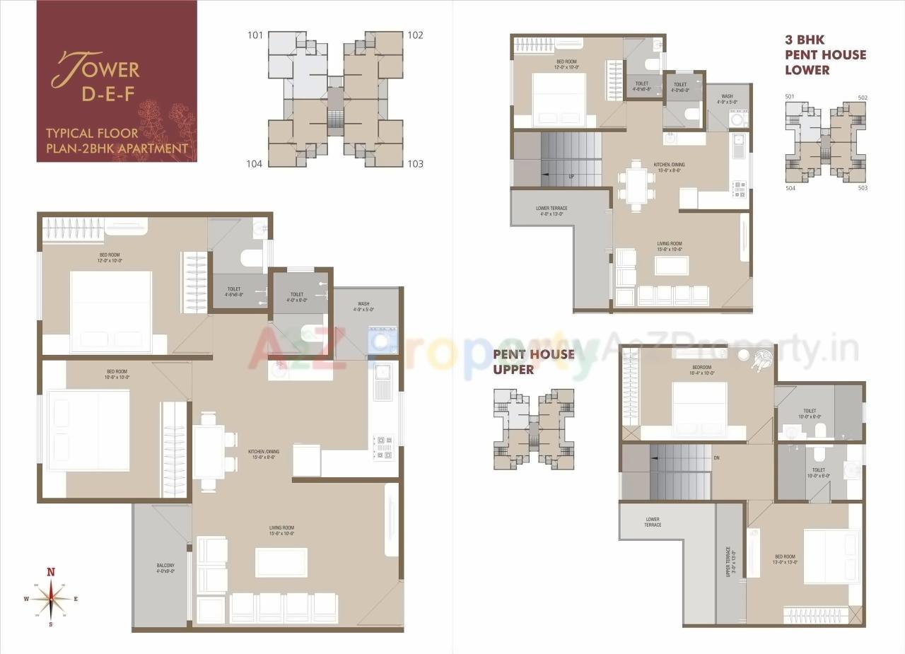 Layout of real estate project Earth Allyssum located at Bhayli, Vadodara, Gujarat
