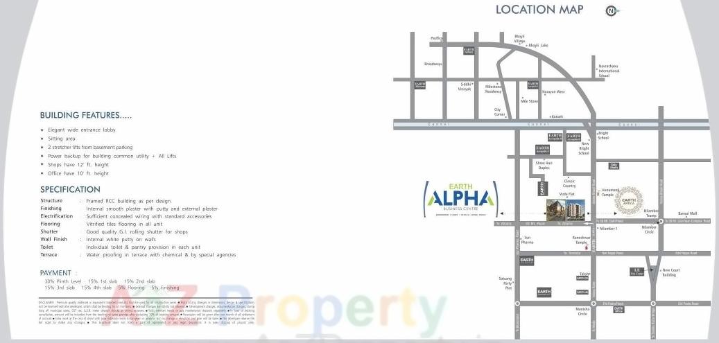  of real estate project Earth Alpha located at Tandalaja, Vadodara, Gujarat