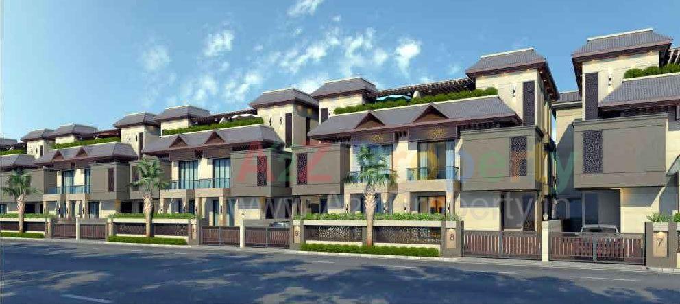 3D Elevation of real estate project Earth Arise located at Vemali, Vadodara, Gujarat