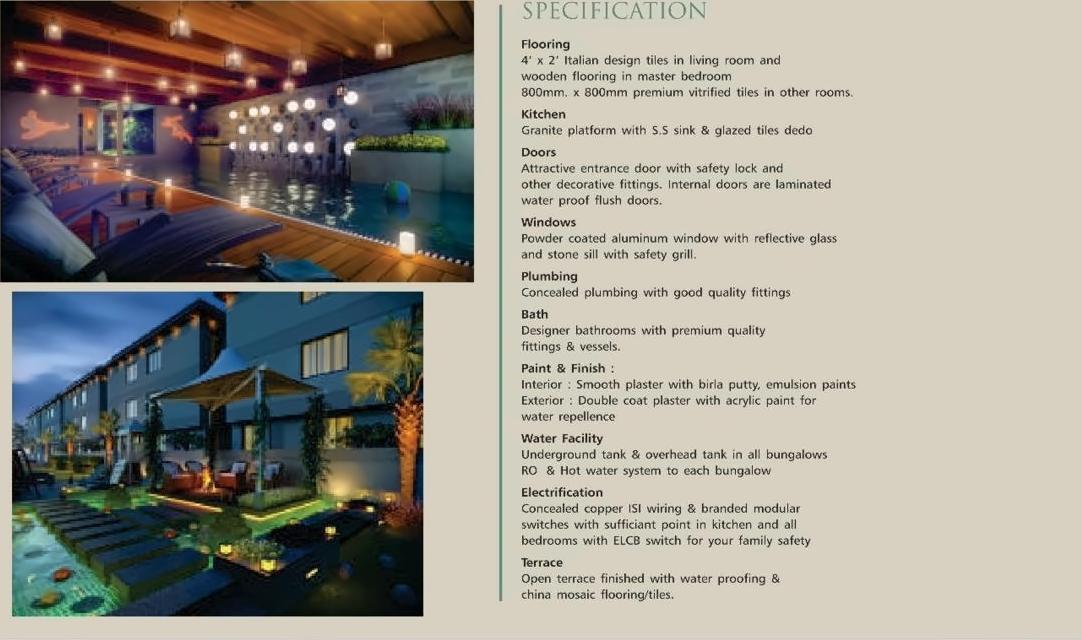 3D Elevation of real estate project Earth Arise located at Vemali, Vadodara, Gujarat